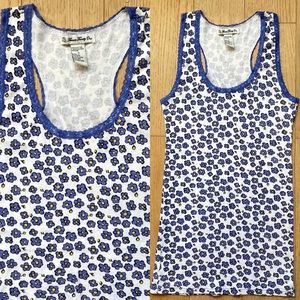 Daisy Flower Print Tank Size S NWOT